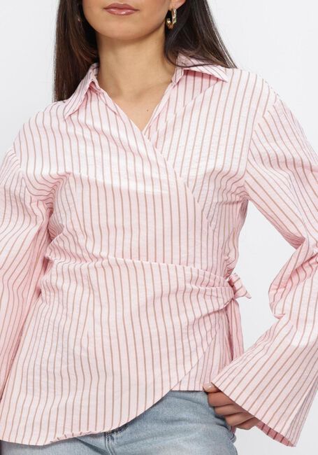 Rosane NEO NOIR Blusen TIFUNA STRIPE WRAP SHIR - large