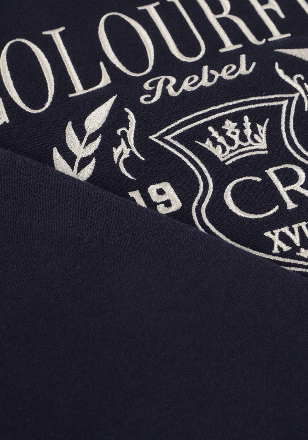 Blaue COLOURFUL REBEL Sweatshirt COLLEGE 1986 EMBRO RELAXED SWEAT - large