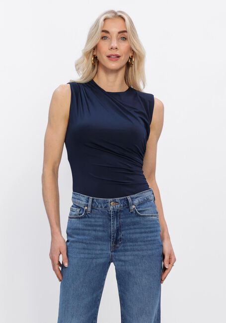 Dunkelblau ROSEMUNDE Top BILLIE SL DRAPE TOP - large