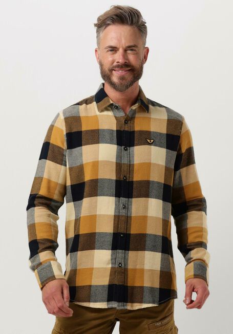 Braune PME LEGEND Overshirt LONG SLEEVE SHIRT HEAVY CTN TWILL CHECK - large