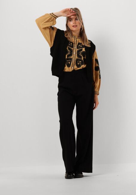 Camelfarbene ANTIK BATIK Blusen ROBBY BLOUSE - large