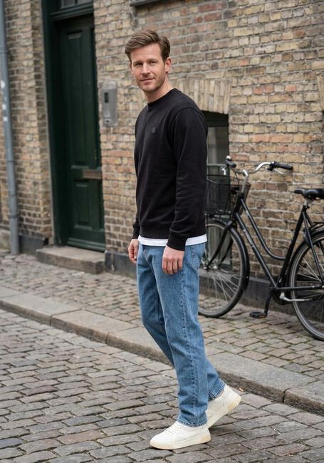 Schwarze SCOTCH & SODA Sweatshirt CORE - LOGO SWEATSHIRT - large