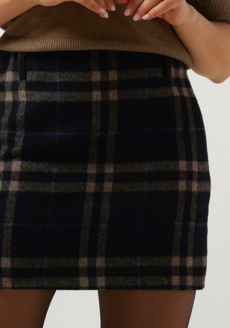 Dunkelblau VANILIA Minirock BIG CHECK MINI SKIRT - large