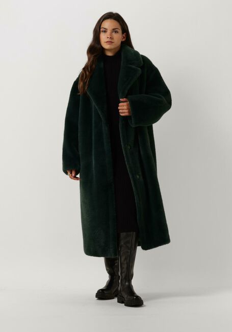 Grüne STAND STUDIO Fake-Fur-Jack MARIA COAT SOFT - large