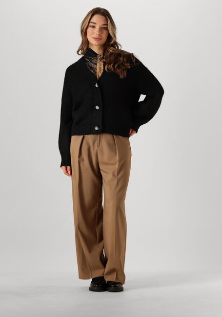 Schwarze SUMMUM Strickjacke FANCY BUTONS CARDIGAN COZY - large