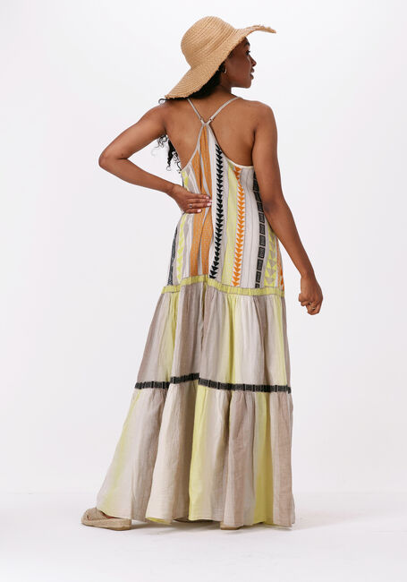 Mehrfarbige/Bunte DEVOTION Maxikleid SKIROPOULA - large