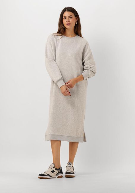 Graue ALIX THE LABEL Midikleid LADIES KNITTED MIDI SWEAT DRESS - large
