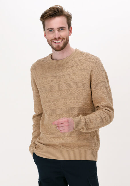 Beige ANERKJENDT Pullover AKSUNNE JACQUARD KNIT - large