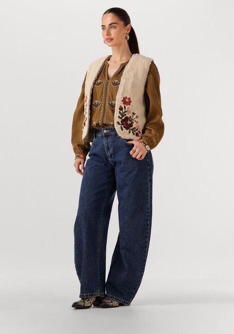 Beige LOUIZON Gilet YOBRODABIS/YAMINA - large