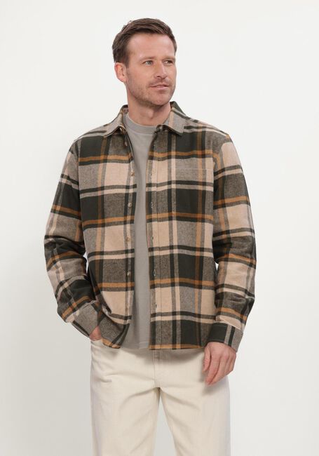 Gr&uuml;ne LES DEUX Casual-Oberhemd CHECK FLANNEL SHIRT - large