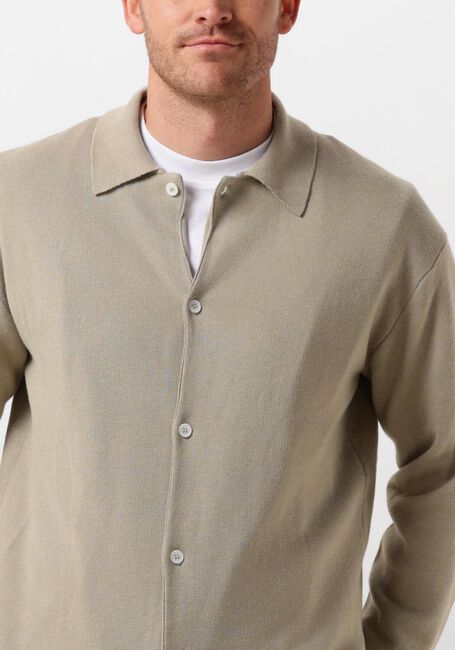 Beige WOODBIRD Casual-Oberhemd WBKRENTS BASE KNIT - large