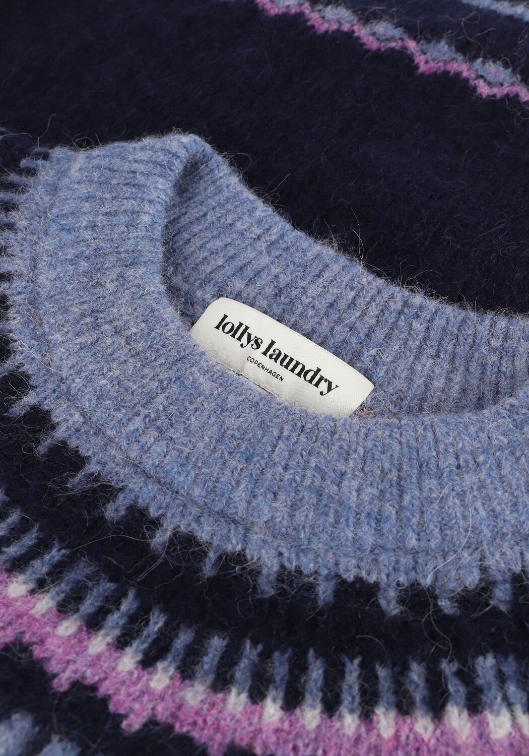 Blaue LOLLYS LAUNDRY Pullover LANA JUMPER - large