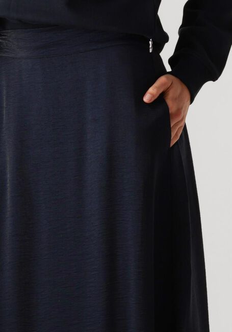 Dunkelblau JANSEN AMSTERDAM Maxirock DAHLIA ROK WS 694 LONG - large