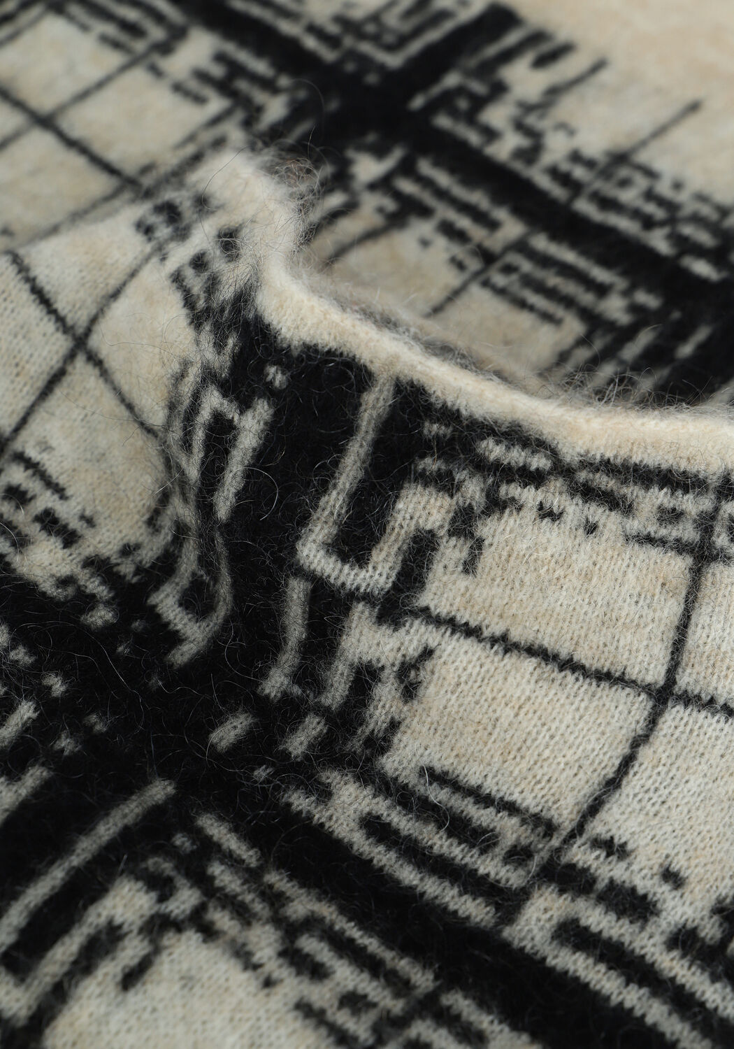 Schwarze SECOND FEMALE Pullover LOUISA KNIT T-NECK - large