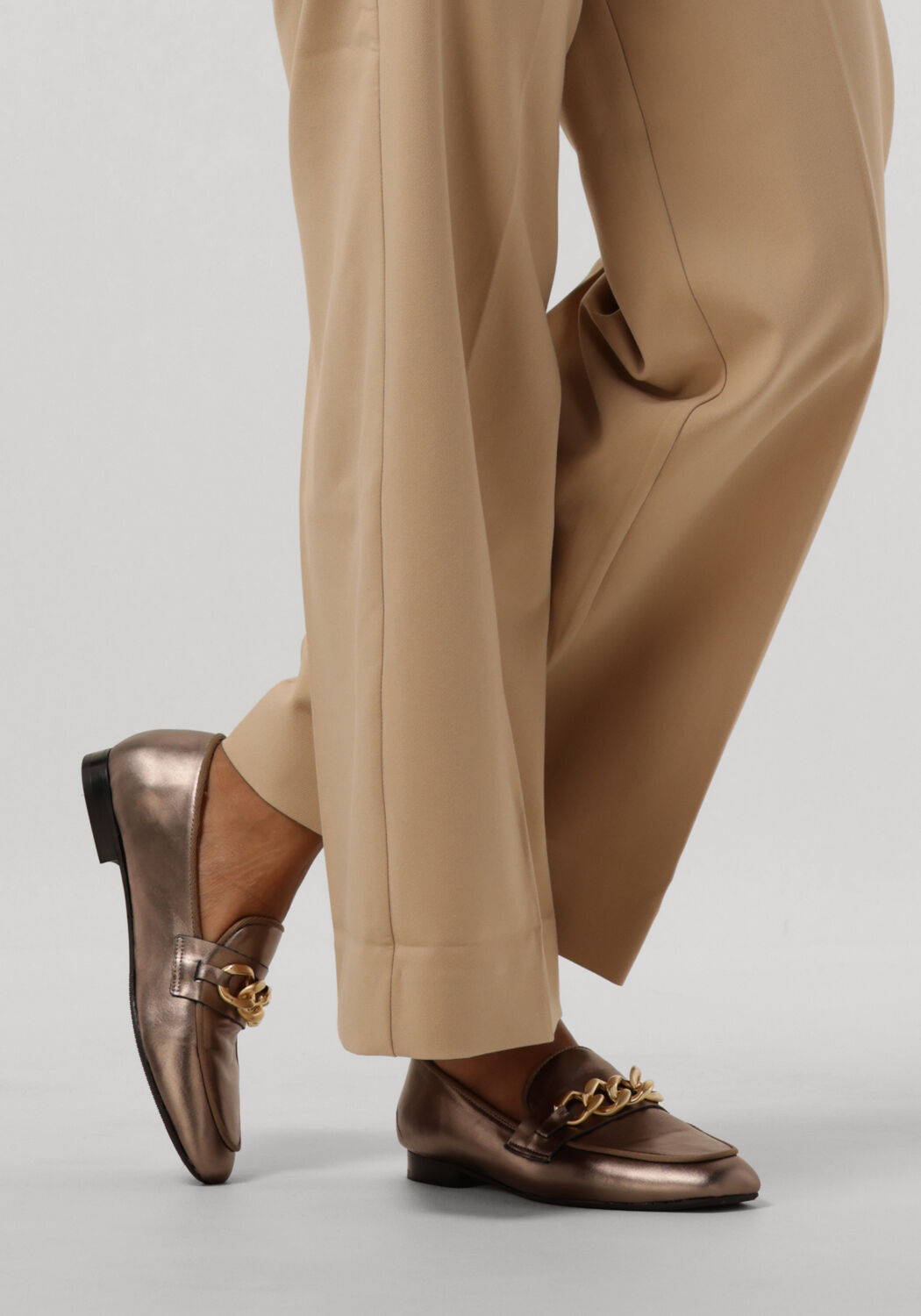 Bronzefarbene NOTRE-V Loafer 133 405 - large