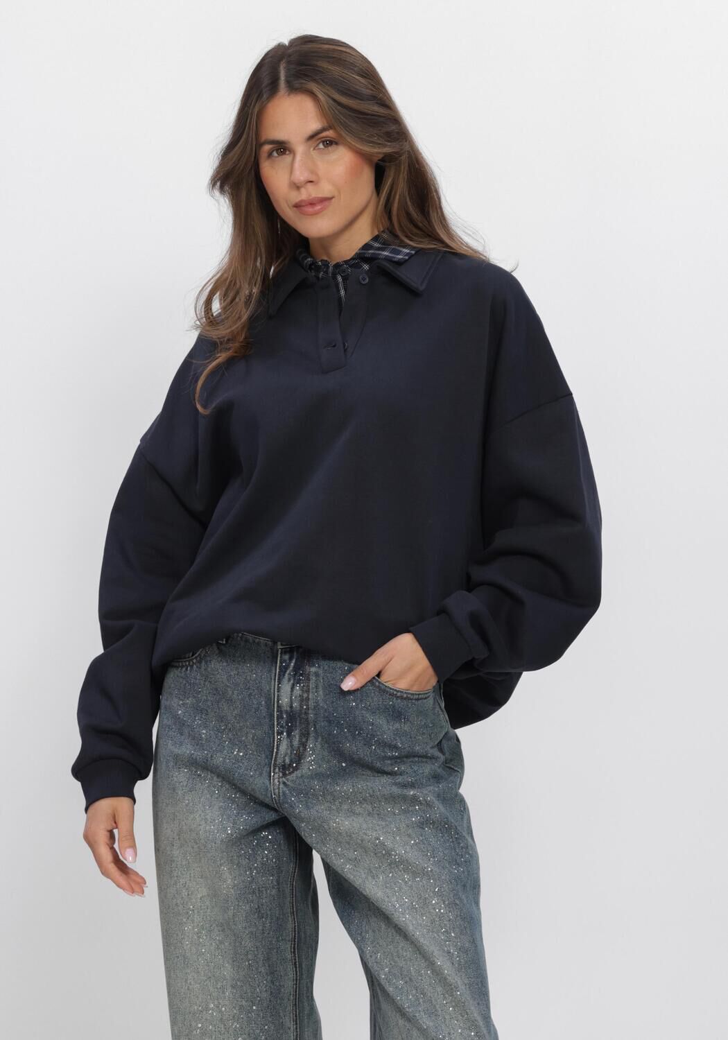 Dunkelblau ELEH Pullover EFW260033 - large
