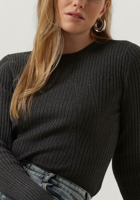 Graue OBJECT Pullover OBJRIKE L/S KNIT PULLOVER - large