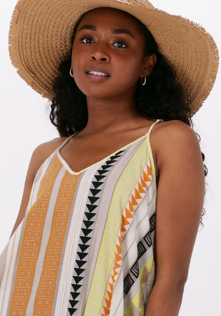 Mehrfarbige/Bunte DEVOTION Maxikleid SKIROPOULA - large