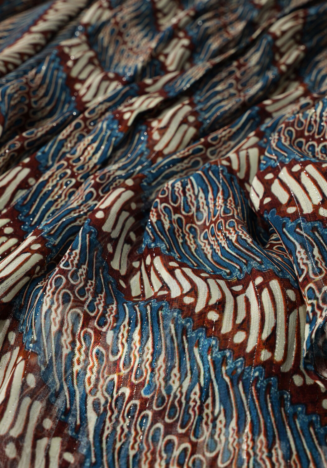 Mehrfarbige/Bunte IBANA Blusen TIREN PRINT - large