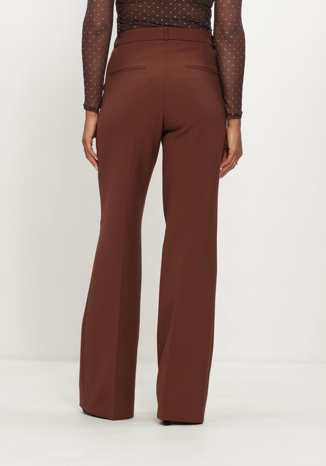 Braune CAMBIO Hose FAMOUS WOOL SUBSTITUTE DOUBLE - large