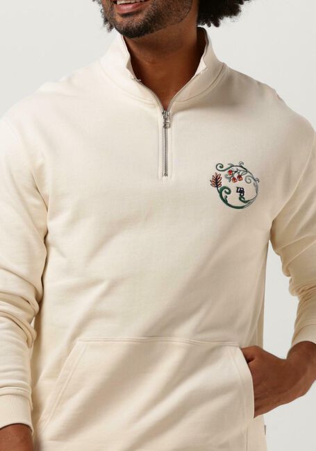 Nicht-gerade weiss WOODBIRD Sweatshirt LASS CURL HALF-ZIP - large
