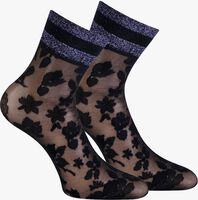 Schwarze MARCMARCS Socken PIZZO FLOWER - medium