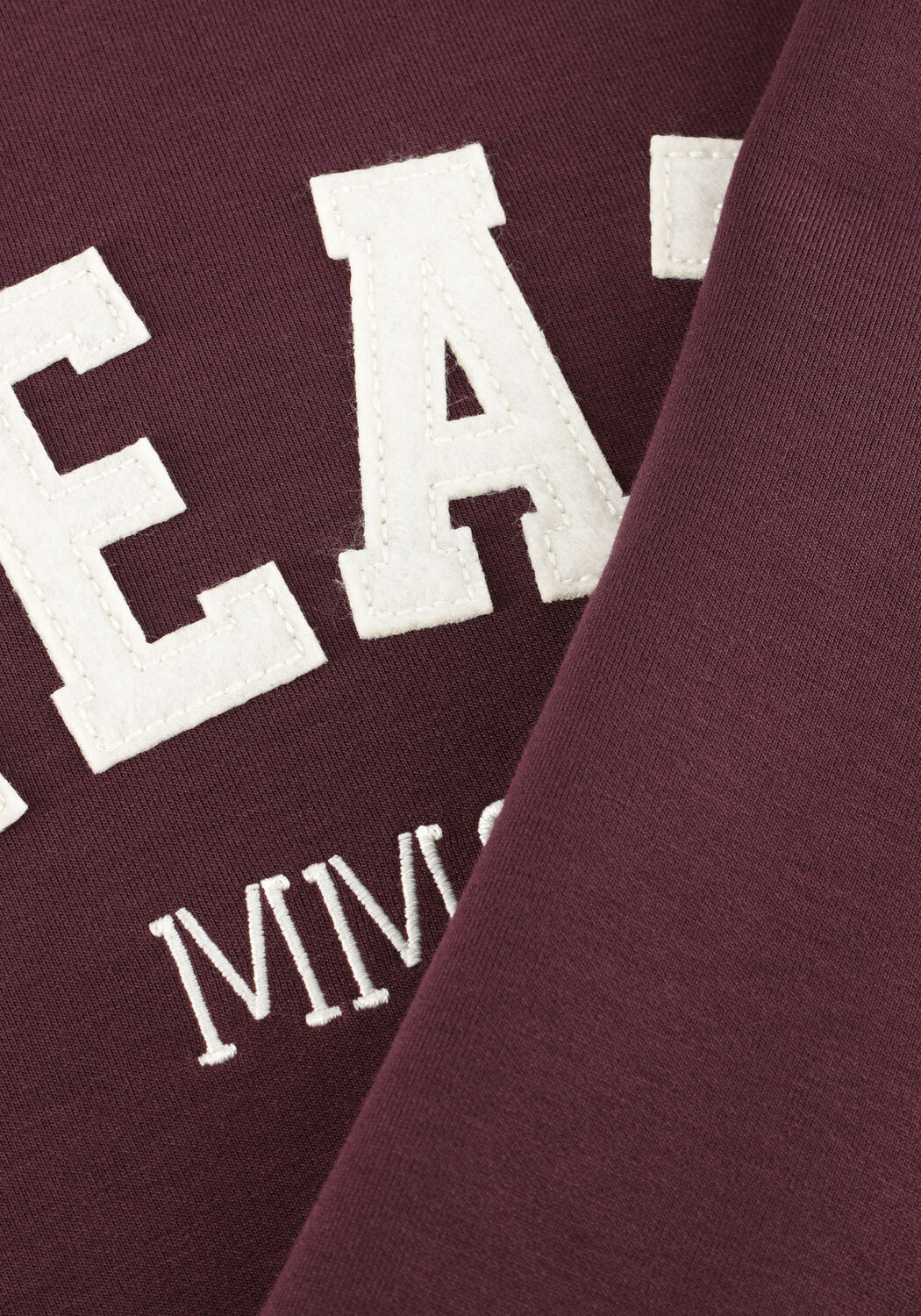 Bordeaux MOS MOSH Pullover MMCELLI O-LS SWEATSHIRT - large