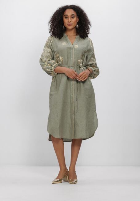 Gr&uuml;ne GREEK ARCHAIC KORI Midikleid S26K-2143242 - large