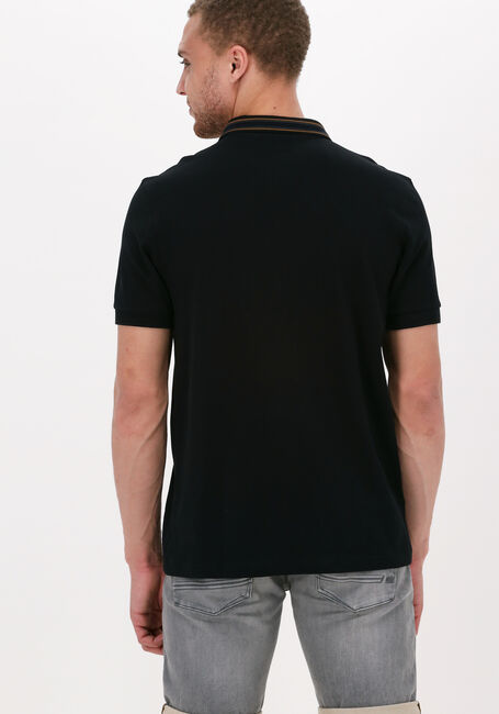 Schwarze FRED PERRY Polo-Shirt MEDAL STRIPE POLO SHIRT - large