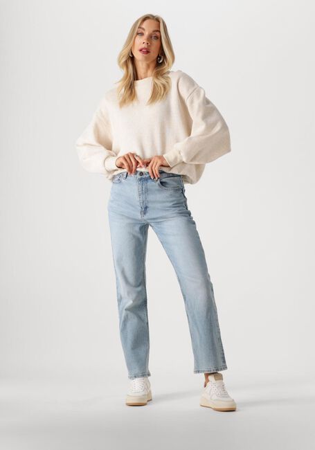 Ecru BY-BAR Sweatshirt BIBI DANCING MELANGE SWEATER - large