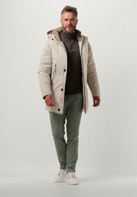 Taupe PROFUOMO Pullover PULLOVER HALF ZIP - large