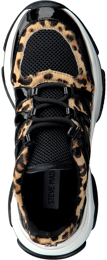 steve madden maximus chunky trainer in tan snake