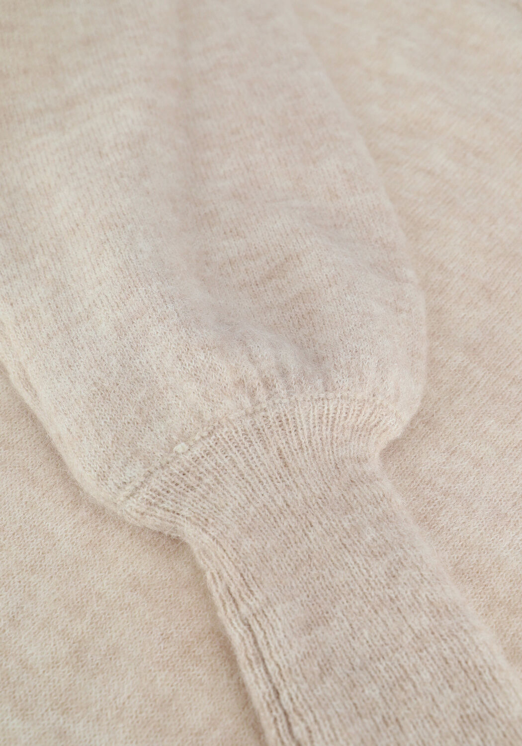 Beige SELECTED WOMEN Minikleid SLFLULU LS KNIT DRESS B - large