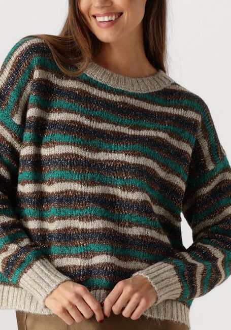 Mehrfarbige/Bunte SUMMUM Pullover SWEATER MULTI COLOUR ALPACA LUREX KNIT - large