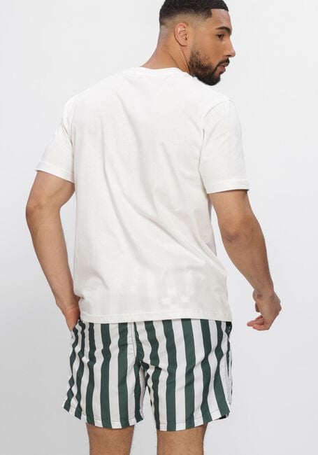 Wei&szlig;e SHIWI Polos & T-Shirts LIAM REGULAR FIT PAINTED CORAL T-SHIRT - large