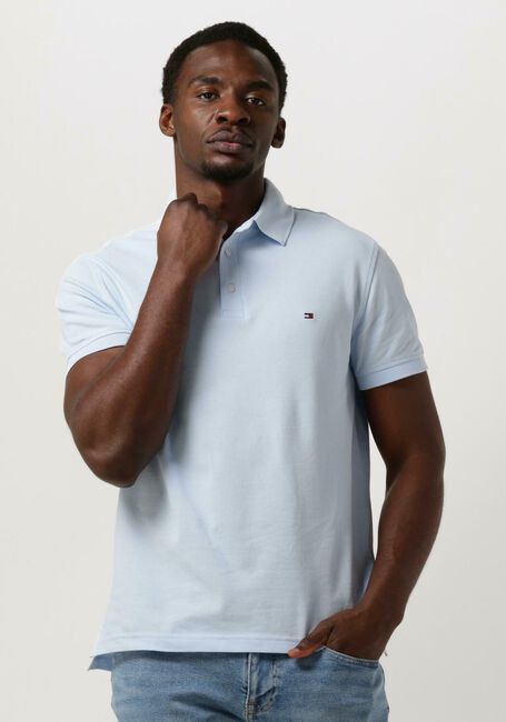 Hellblau TOMMY HILFIGER Polo-Shirt 1985 SLIM POLO - large