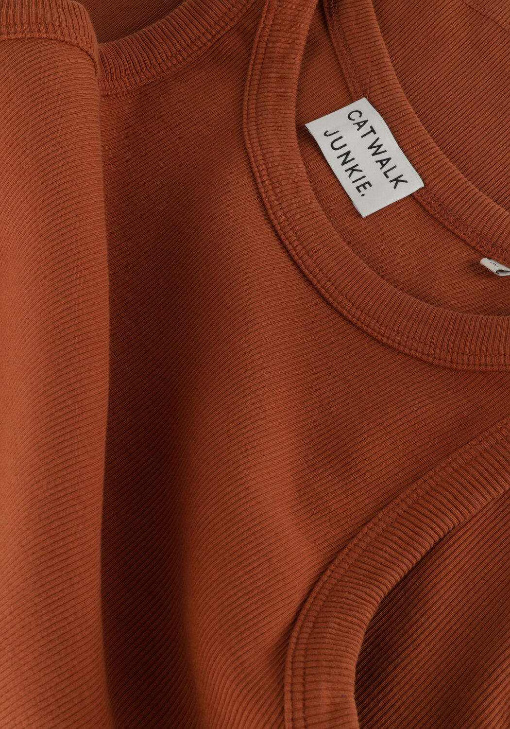 Braune CATWALK JUNKIE Top RIB TANKTOP - large