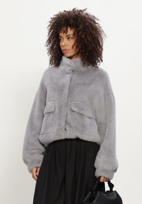 Graue IBANA Fake-Fur-Jack CHARLEY - large
