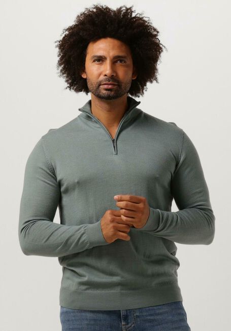 Grüne PROFUOMO Pullover PULLOVER HALF ZIP - large