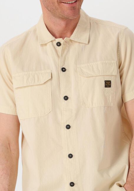 Beige PME LEGEND Casual-Oberhemd SHORT SLEEVE SHIRT CTN  BEDFORD - large