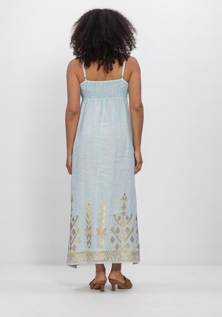 Hellblau GREEK ARCHAIC KORI Maxikleid S26K-2043211 - large