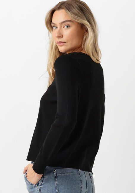Schwarze SUMMUM Strickjacke SHORT CARDIGAN SOFT VISCOSE POLYAMIDE KNIT - large
