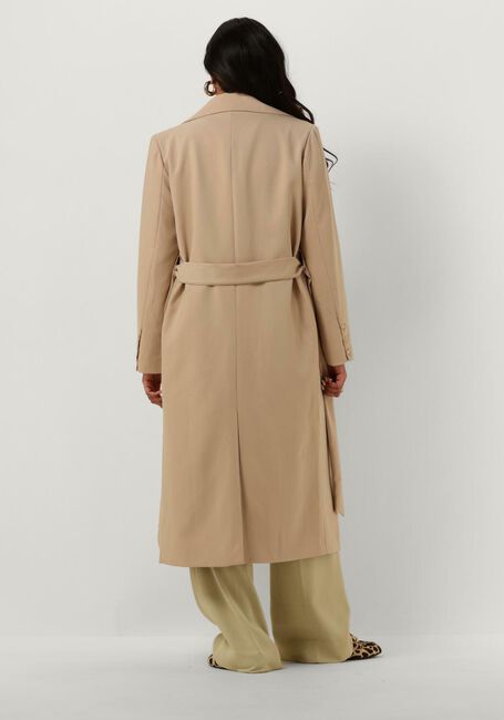 Camelfarbene NOTRE-V  NV-DARON BELTED COAT - large