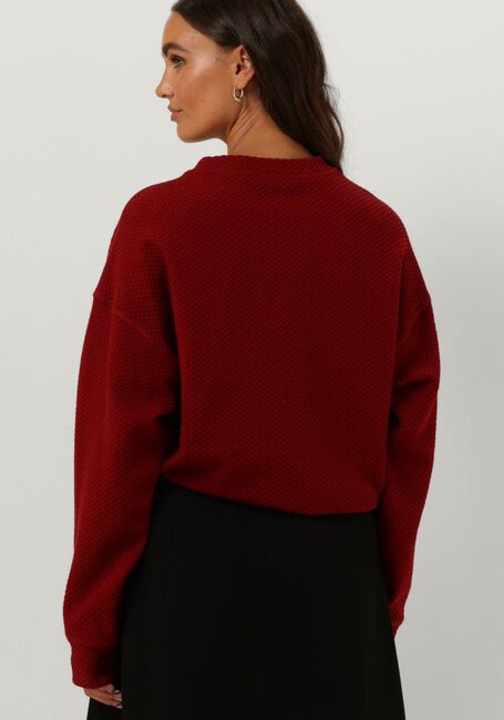 Rote VANILIA Sweatshirt HERRINGBONE SWEAT - large