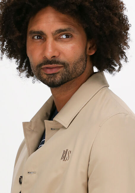 Beige BLS HAFNIA M&auml;ntel LIGHT SHELL COAT CLASSIC LOGO  - large