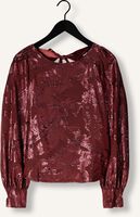 Bordeaux SUMMUM Blusen TOP SHINY JACQUARD Bordeaux SUMMUM Blusen TOP SHINY JACQUARD - medium