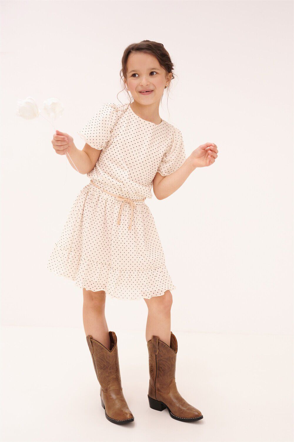 Ecru NONO Minikleid MIREAL MESH DRESS - large