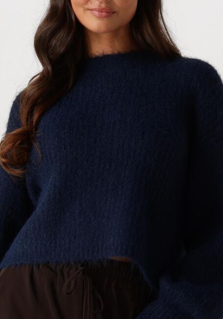 Dunkelblau CO'COUTURE Pullover & Cardigans CORALEE CROP KNIT - large
