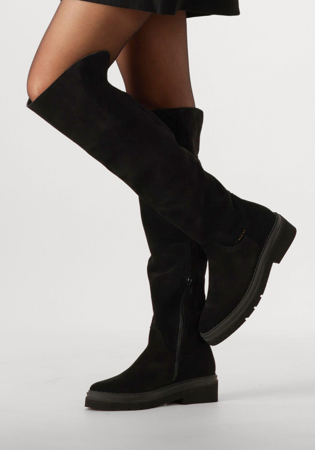 Schwarze NUBIKK Hohe Stiefel LIZ EIFFEL - large