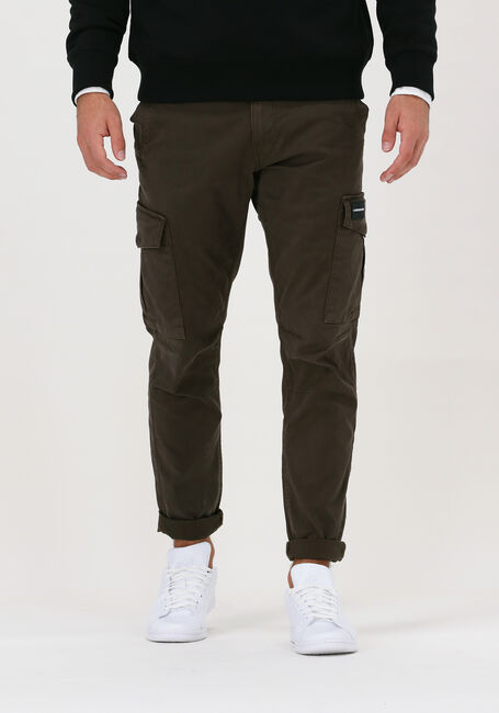 Grüne CALVIN KLEIN Cargohosen SKINNY WASHED CARGO PANT - large